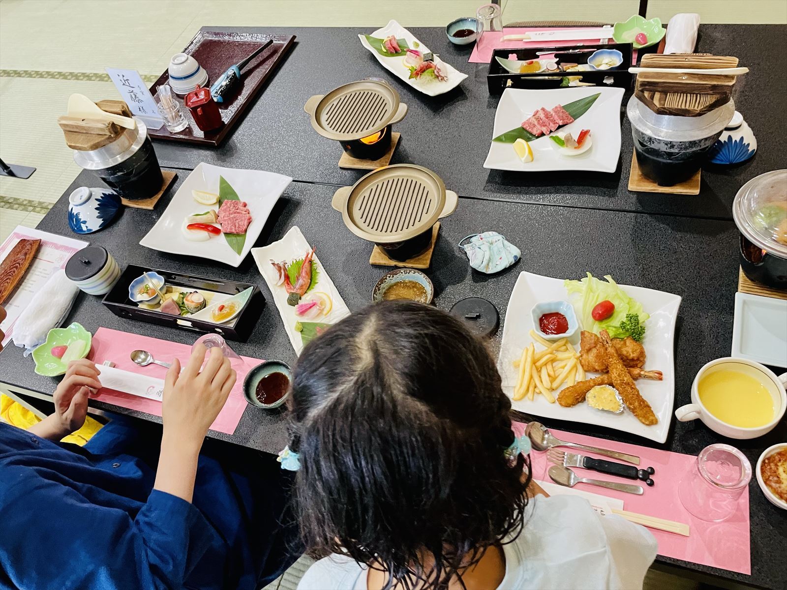 豪華な食事