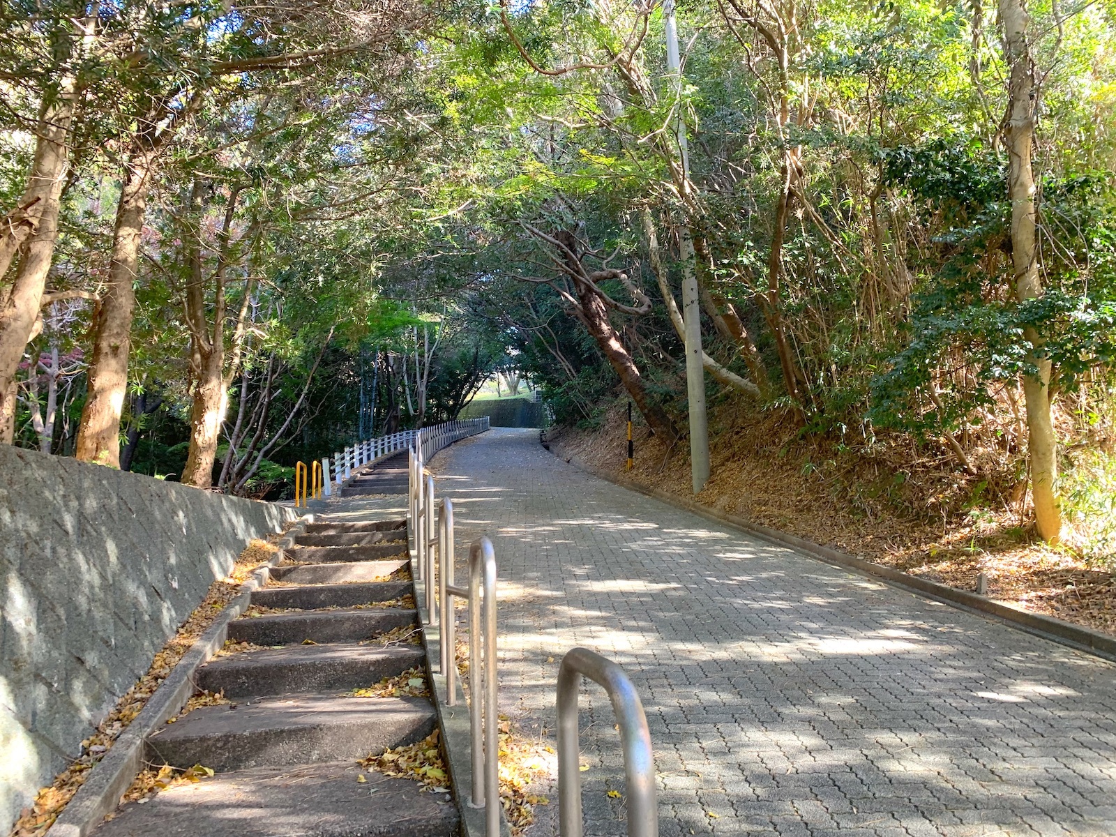 階段の坂道