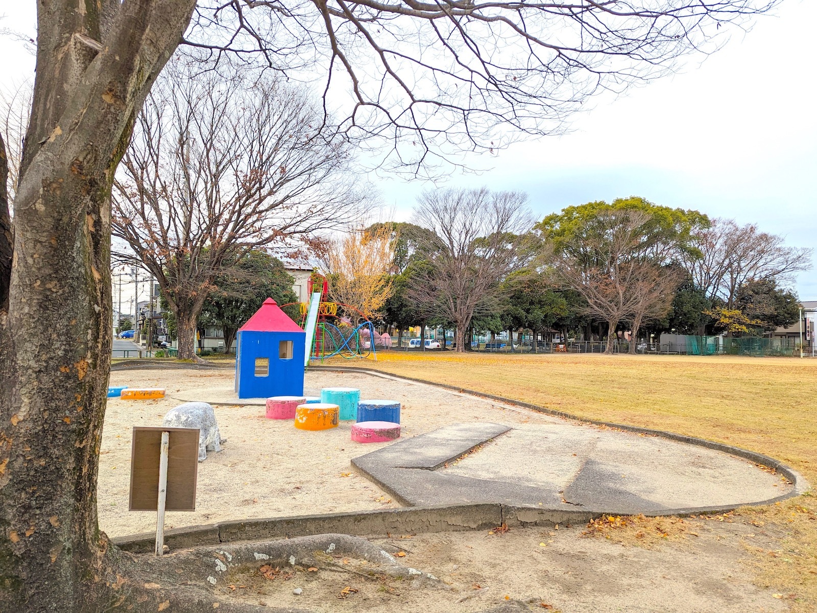 公園の砂場