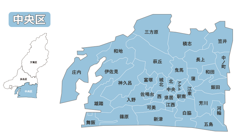 中央区地区名