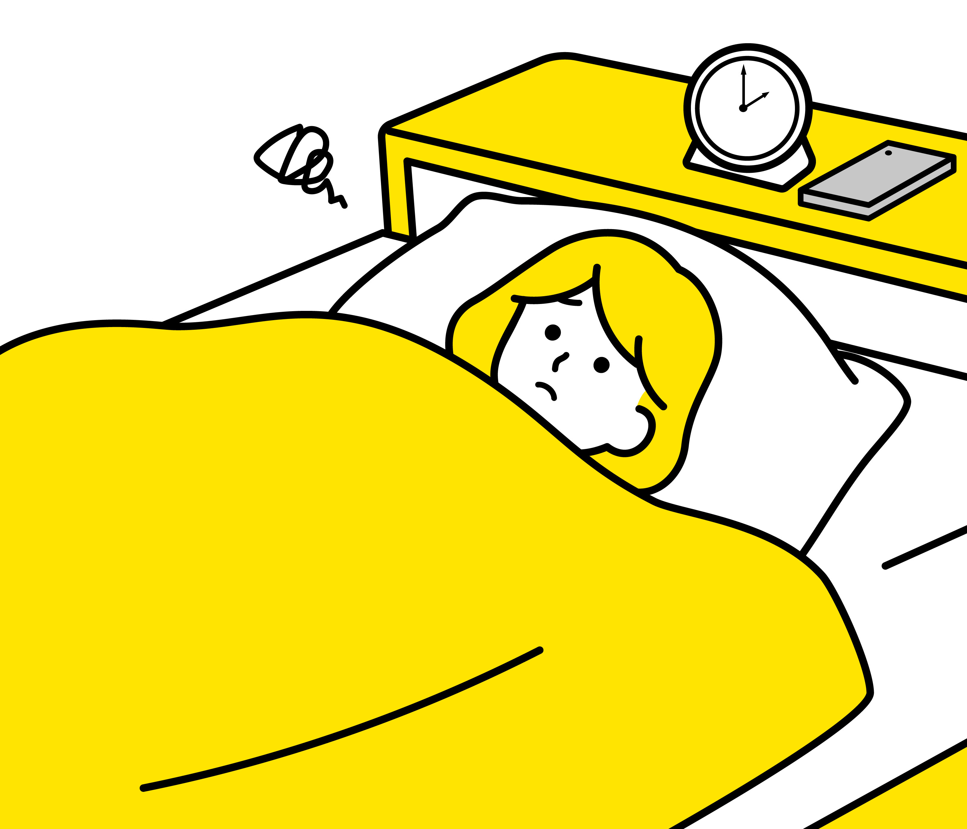 睡眠不足
