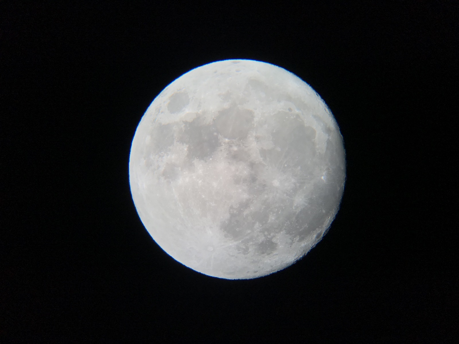 月の撮影