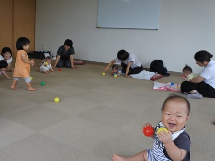 子どもも笑顔に