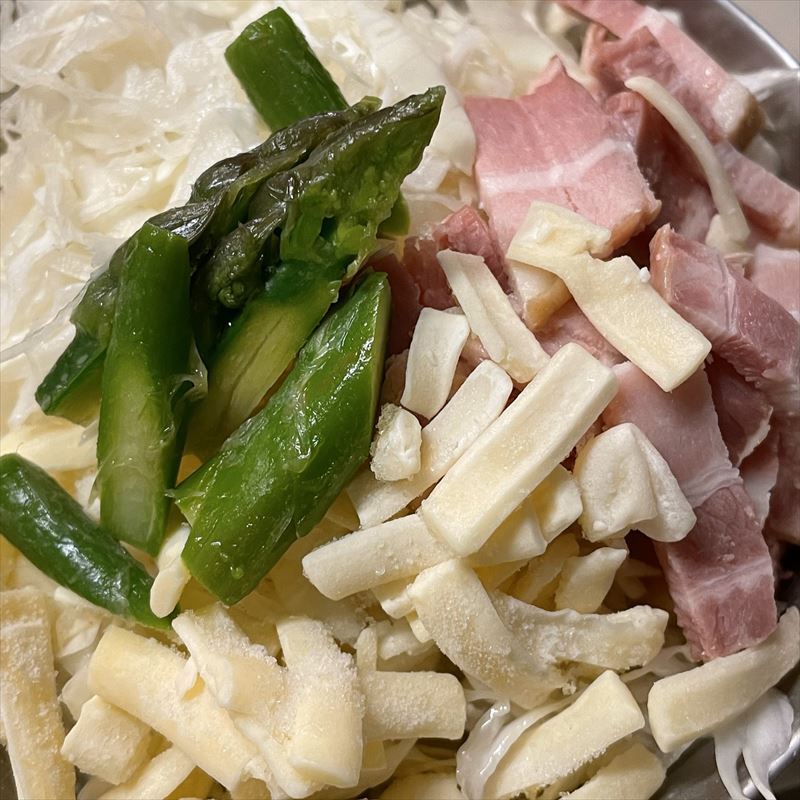アメリカ風お好み焼きの具