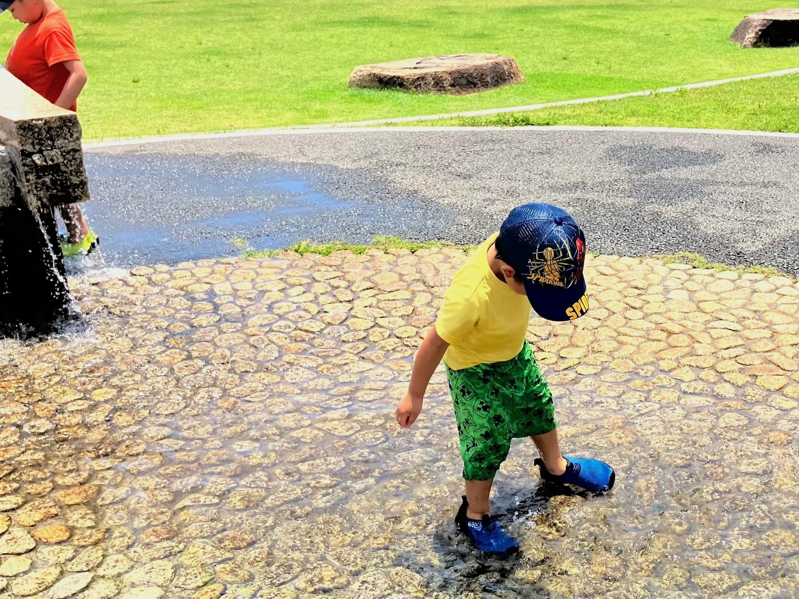 水遊び