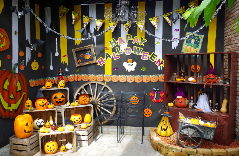 温室ハロウィン展示 (2).JPG