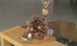 【画像】木の実で遊ぼう！天然石を使ったストラップ