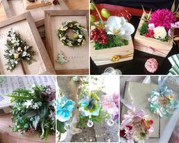 【画像】お花のクラフト教室