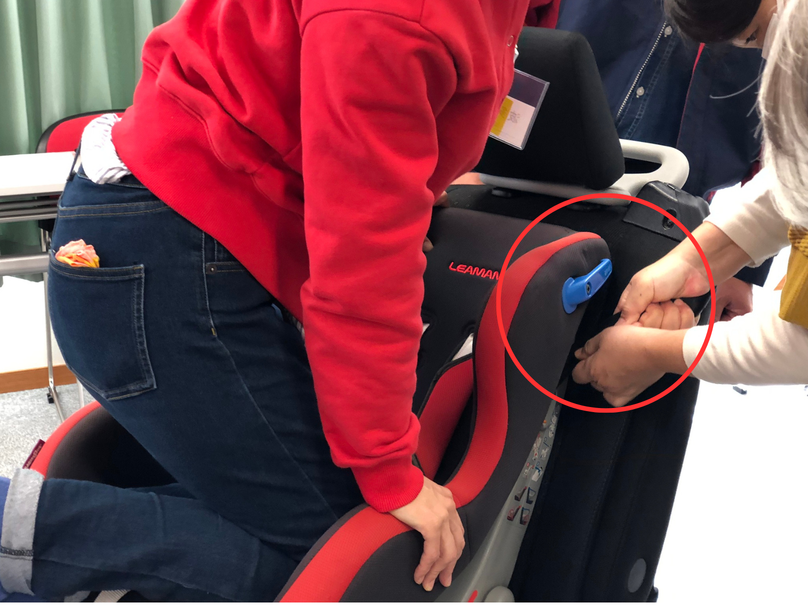 シートベルト固定式のポイント