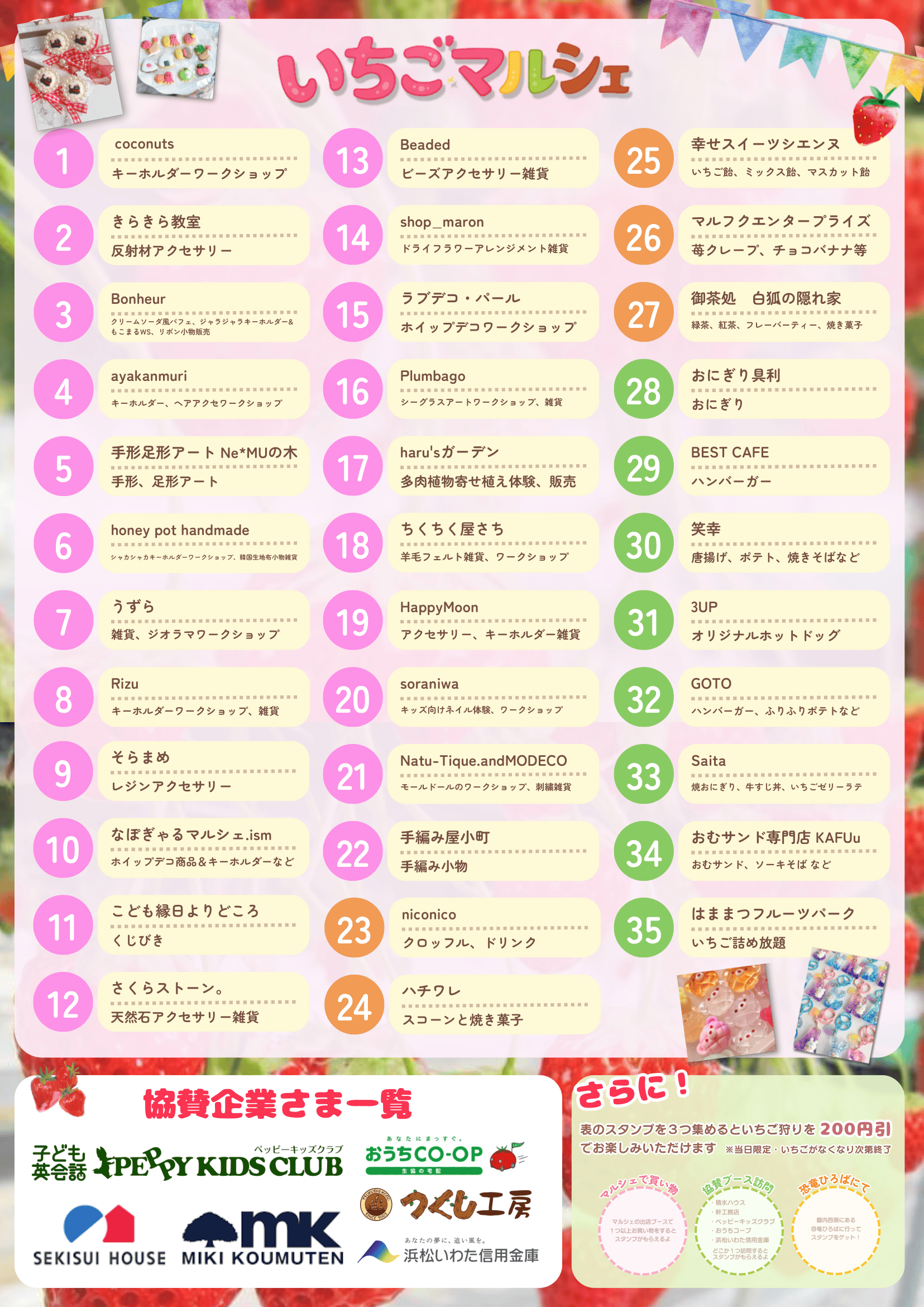 第2回いちごマルシェ in フルーツパーク