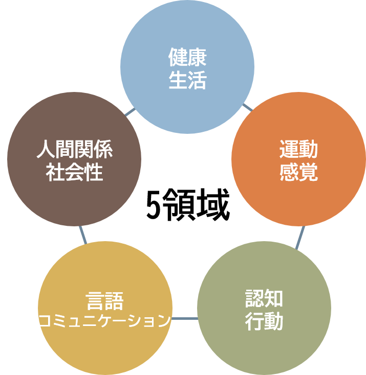 5領域の図