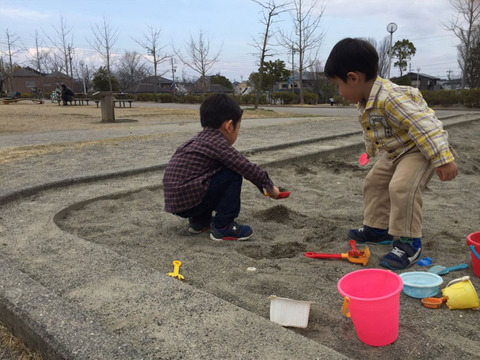 大きな砂場