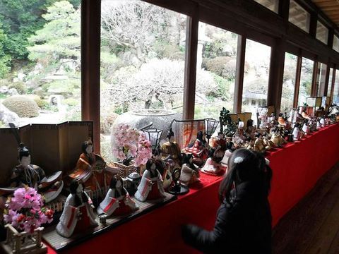 廊下にも並ぶ