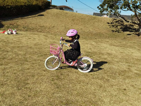自転車の練習