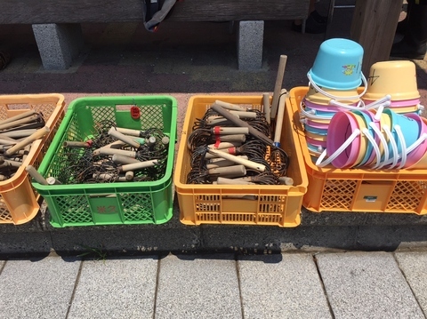 弁天島海浜公園で潮干狩り