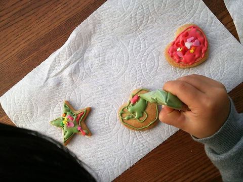 体験中の子ども