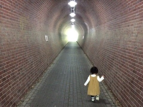 トンネル中