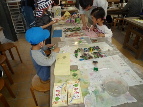 こいのぼり作り1