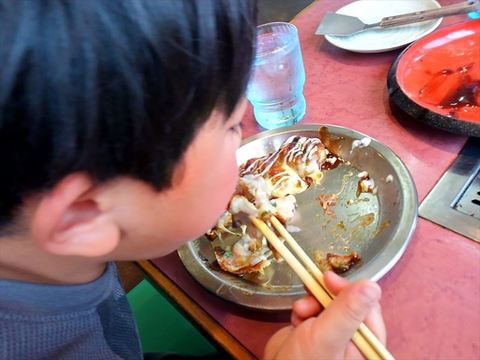 アツアツを食べる