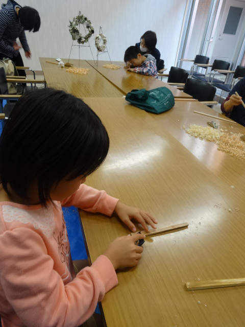 天竜杉でおはしを作ろう１