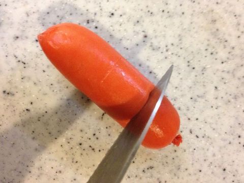 ウインナーに切れ込み