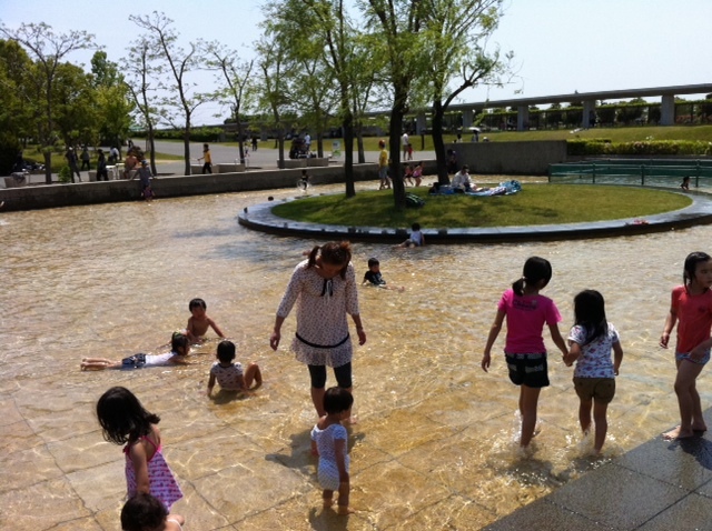 よちよちさんも楽しい！水遊び場