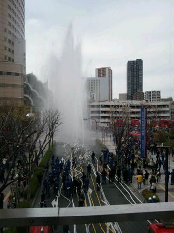 一斉放水