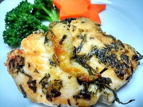 鶏ムネの煎茶焼き