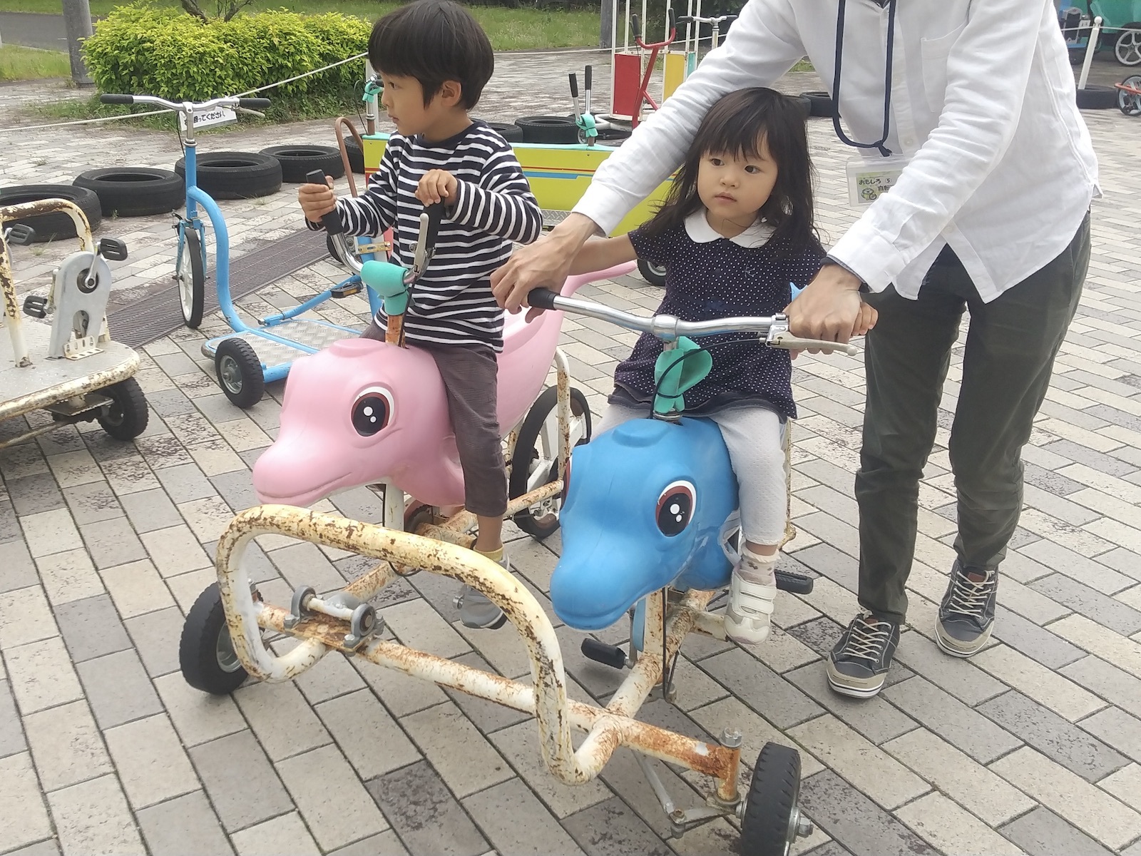 二人乗りの自転車