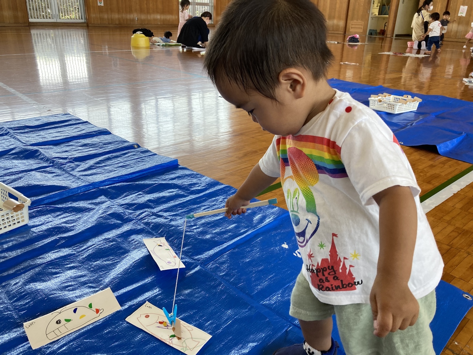 魚釣り遊び