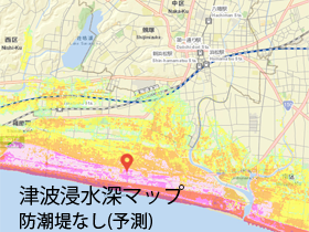 防潮堤なし