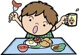 食事をする子ども