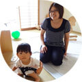 かなちゃん(2歳5か月)＆ママ