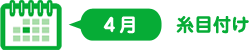 4月　糸目付け