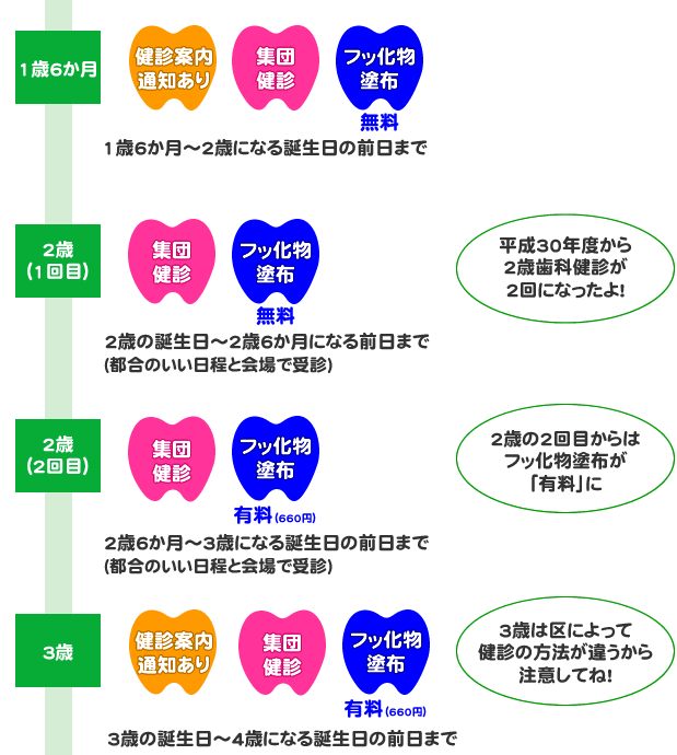 歯科健診スケジュール